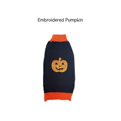 Pawsitively Spooktacular Teddy Cosplay: Comfy & Quirky Halloween Dog Sweater