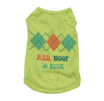 Tropical Tails Collection: Hawaiian All-Poly Printed Bikini Macho Pet Vest