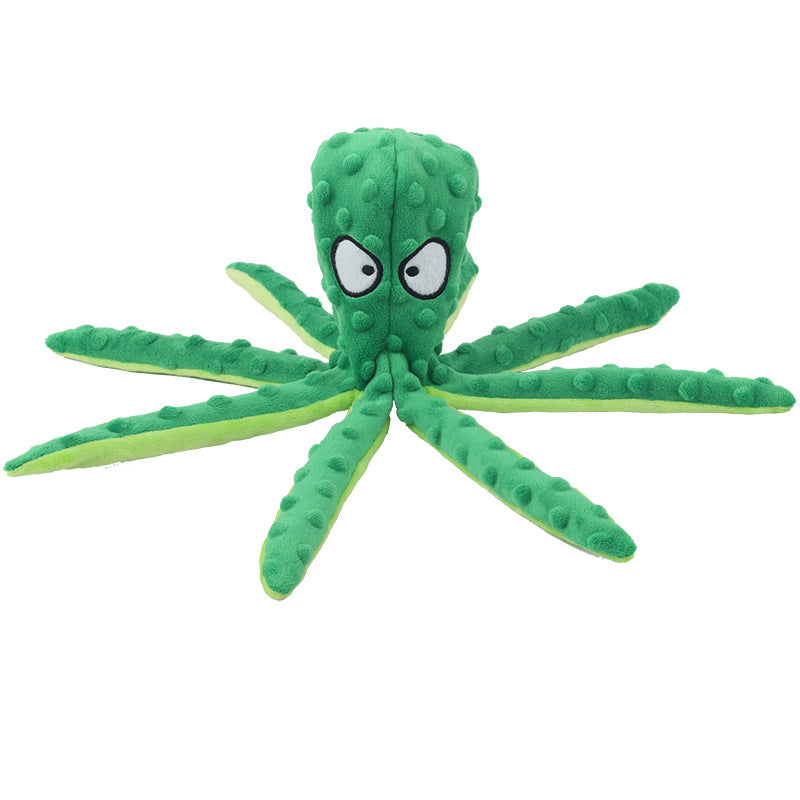 Eco-friendly Pet Plush Octopus Toy