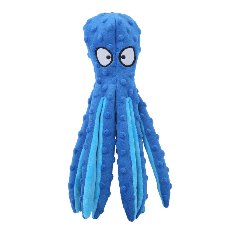 Eco-friendly Pet Plush Octopus Toy