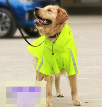 Chubasquero impermeable y reflectante para perros de primavera y verano.