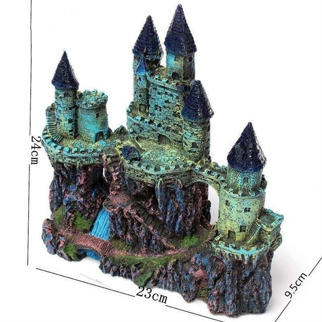 Enchanted Resin Castle Aquarium Decoration