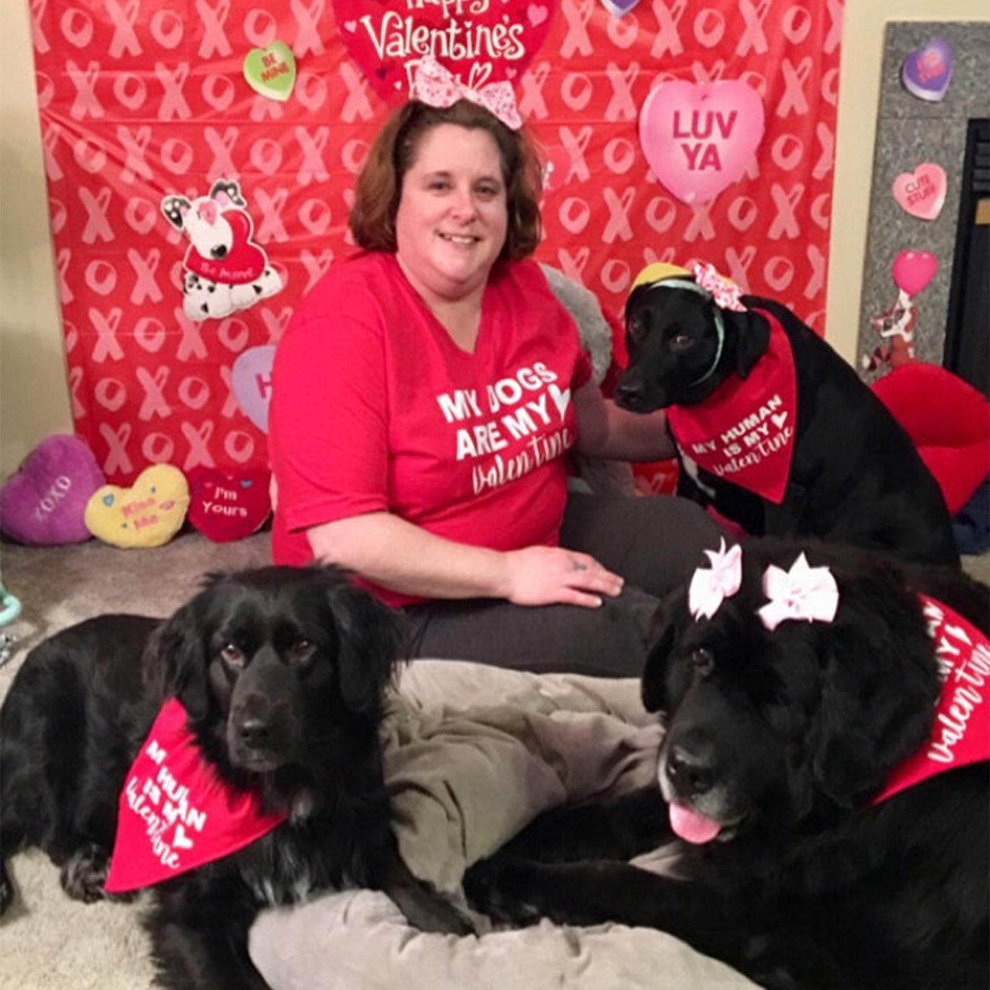 Triangle Love Pet Bandana