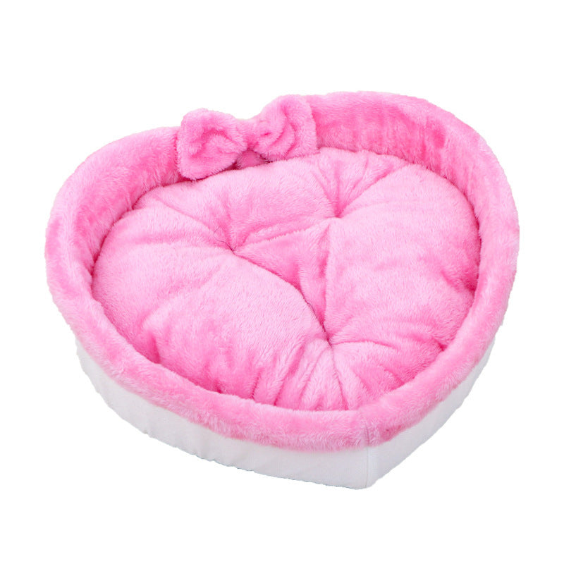 Heart Cozy Pet Bed