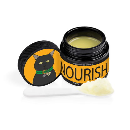 Serenity Paws: CBD Nourish Salves for Cats