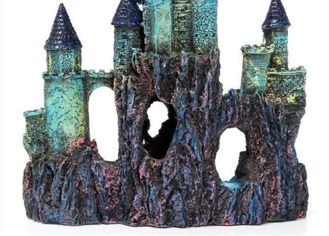 Enchanted Resin Castle Aquarium Decoration