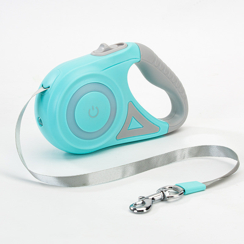 Pet Retractable Spotlight Leash with Collar