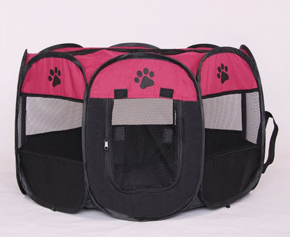 Fast folding Octagonal Pet Containment Crate