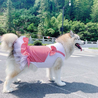 Regal Pooch Princess Gown: Majestic Attire for Large Canines