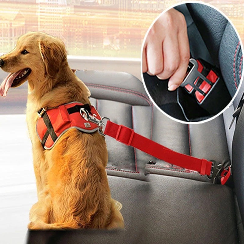 SecurePup Adjustable Pet Car Seat Belt: Safety and Comfort for Your Furry Co-Pilot