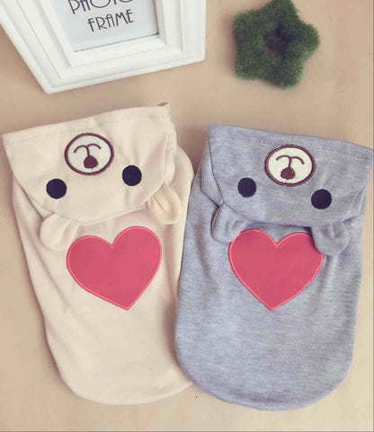 Summer Pet Clothes - Love Bears