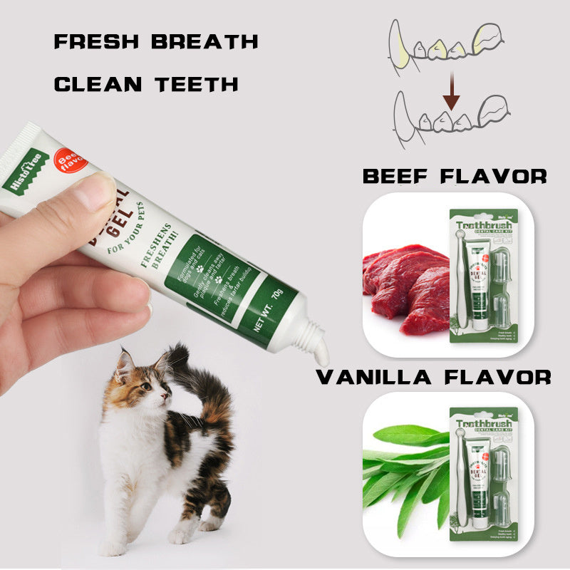 PetSmile Pals: 3-in-1 Oral Care Kit for Cats & Dogs