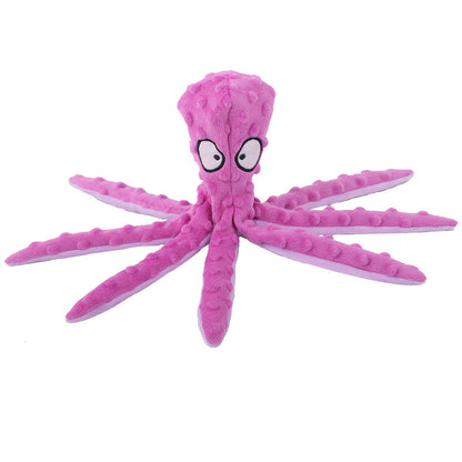 Eco-friendly Pet Plush Octopus Toy