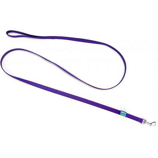 Coastal Pet Nylon Lead - Purple - 6' Long x 5/8" Wide