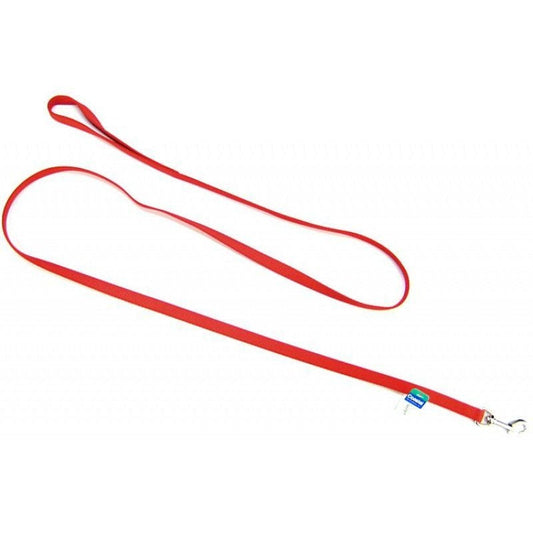 Coastal Pet Nylon Lead - Red - 6' Long x 5/8" Wide