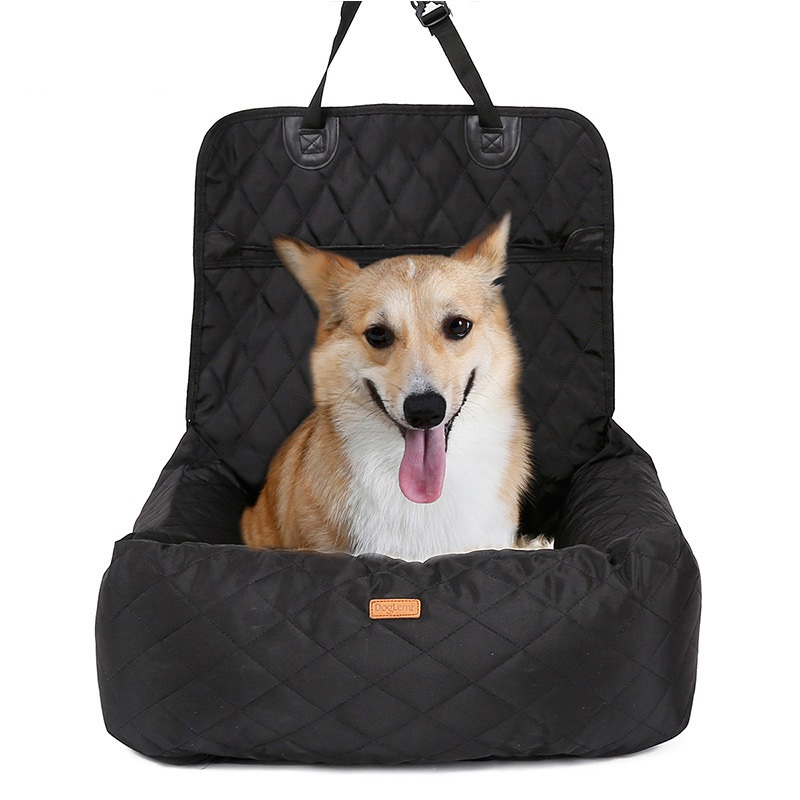 2 In 1 Pet Dog Carrier Folding Car Seat Pad