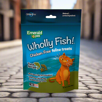 Emerald Pet Feline Whooly Fish - Tuna 3oz.