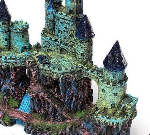 Enchanted Resin Castle Aquarium Decoration