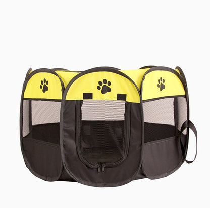 Fast folding Octagonal Pet Containment Crate