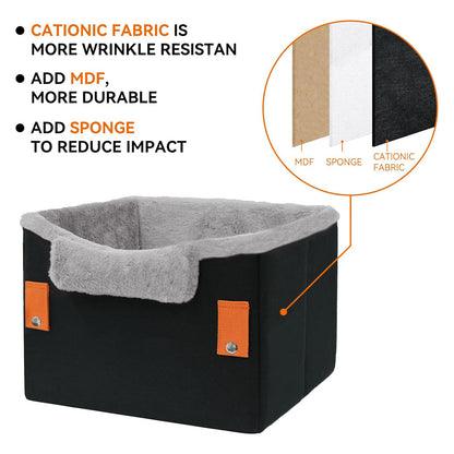 Compact Pet Booster Seat with Safety Harness