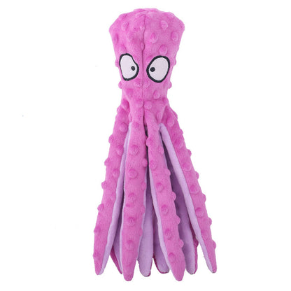 Eco-friendly Pet Plush Octopus Toy