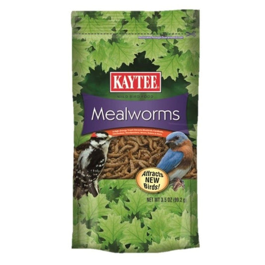 Kaytee Mealworms Bird Food - 3.5 oz