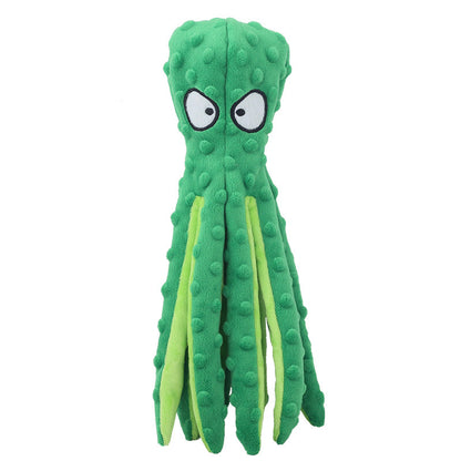 Eco-friendly Pet Plush Octopus Toy