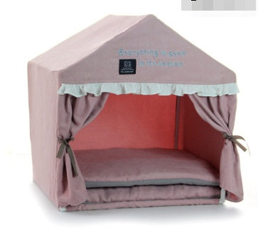 Cozy Haven: Teddy's Detachable Pet Tent House