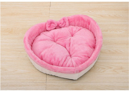 Heart Cozy Pet Bed