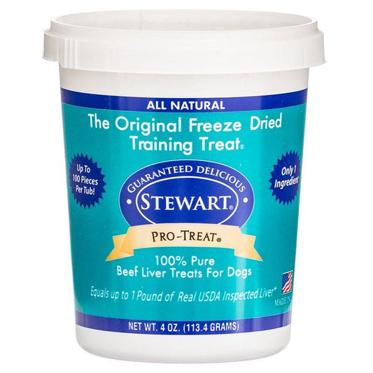 Stewart Pro-Treat 100% Pure Beef Liver for Dogs - 4 oz