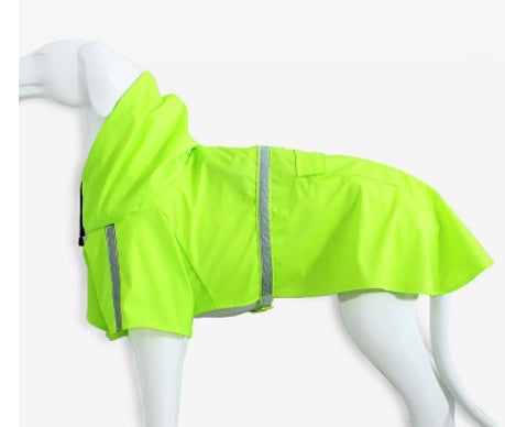 Chubasquero impermeable y reflectante para perros de primavera y verano.