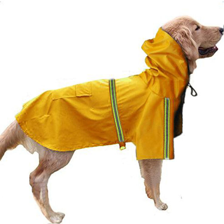 Chubasquero impermeable y reflectante para perros de primavera y verano.