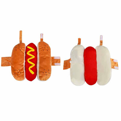 Hot Dog Havoc: Hilarious Halloween Costume for Pups