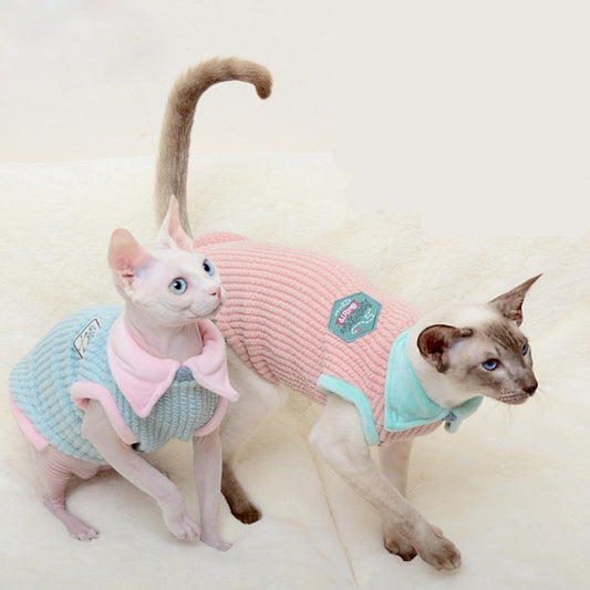 Cozy Whiskers Collection: Autumn and Winter Apparel for Cats