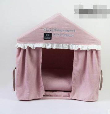 Cozy Haven: Teddy's Detachable Pet Tent House