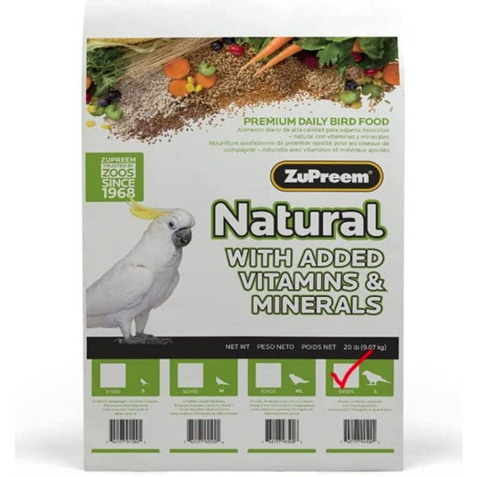 ZuPreem Natural Blend Bird Food