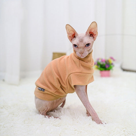 Simple Warm Clothes for Hairless Cats & Small Dogs