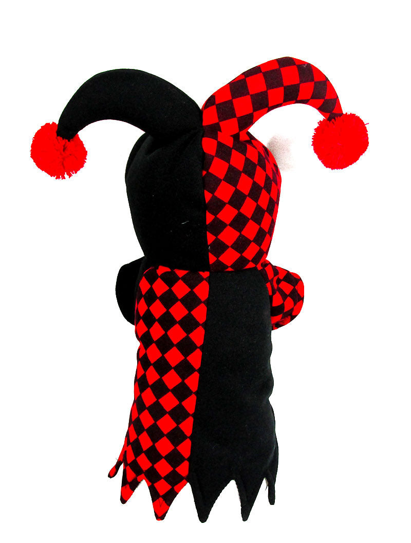 Spooktacular Jester: Hilarious Clown Costume for Pets