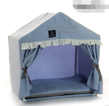 Cozy Haven: Teddy's Detachable Pet Tent House