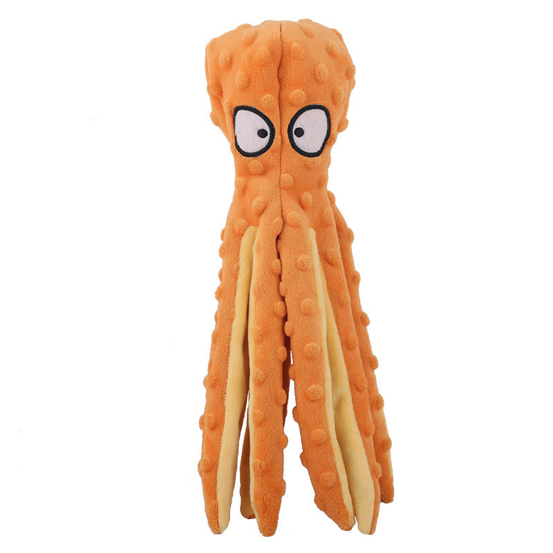 Eco-friendly Pet Plush Octopus Toy