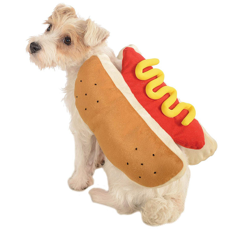 Hot Dog Havoc: Hilarious Halloween Costume for Pups