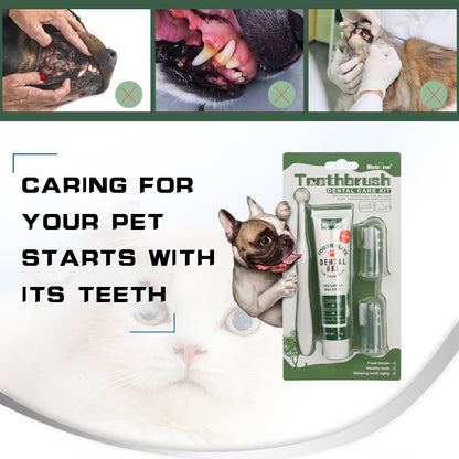 PetSmile Pals: 3-in-1 Oral Care Kit for Cats & Dogs