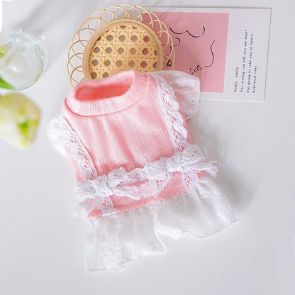 Strawberry Mesh Dog Dress