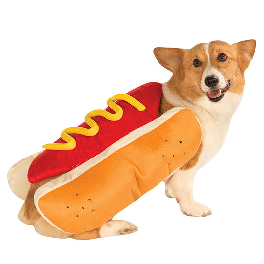 Hot Dog Havoc: Hilarious Halloween Costume for Pups