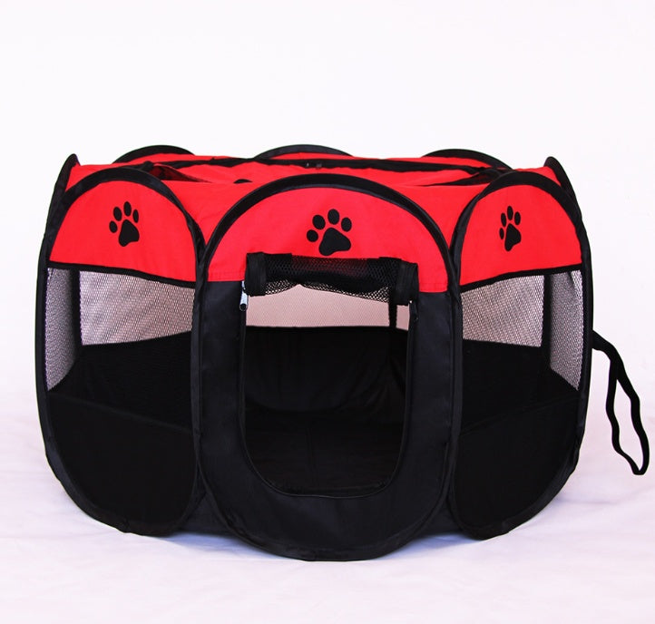 Fast folding Octagonal Pet Containment Crate