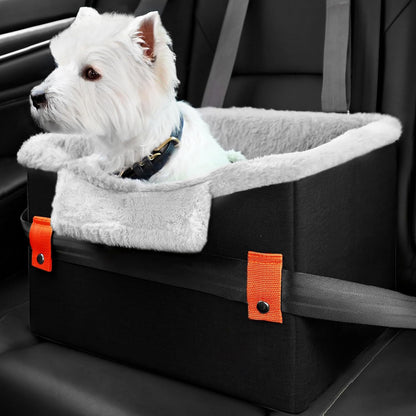 Compact Pet Booster Seat with Safety Harness