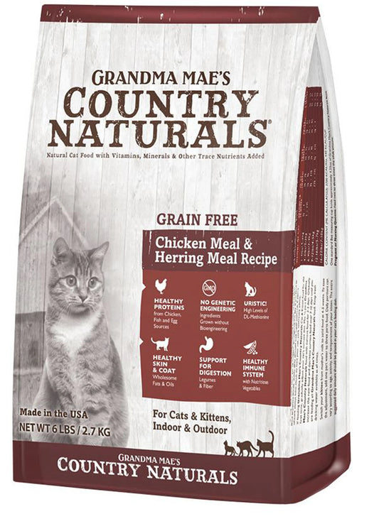 Grandma Mae's Country Naturals Grain Free Dry Cat Food Chicken