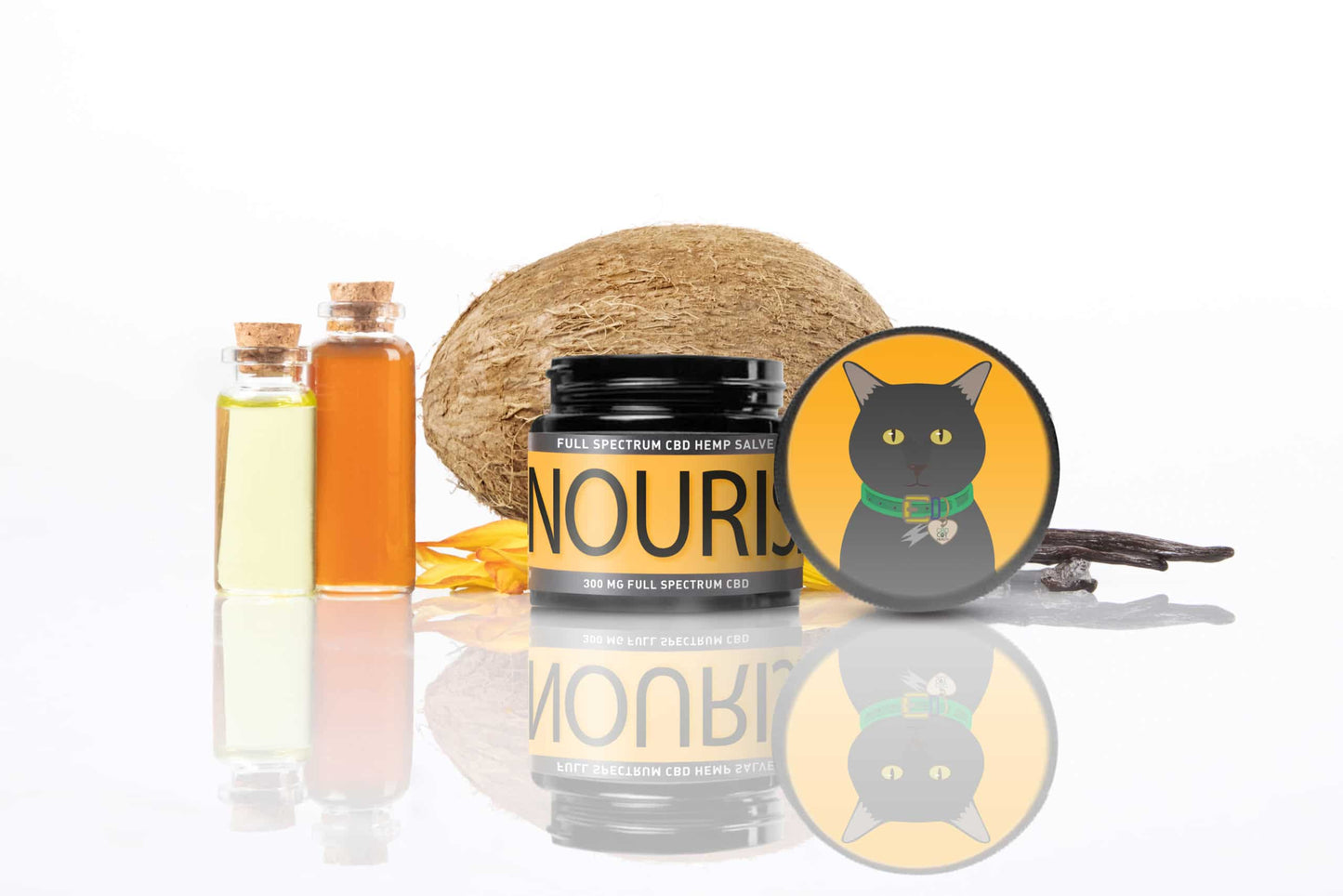 Serenity Paws: CBD Nourish Salves for Cats