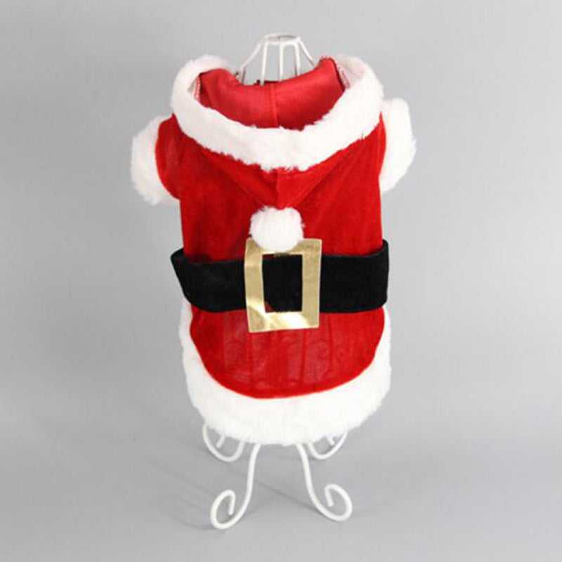 Christmas Dog Clothes Pet Vest Shirt Dog Winter Dress Warm Coat Jacket Clothing For Small Dogs Dress