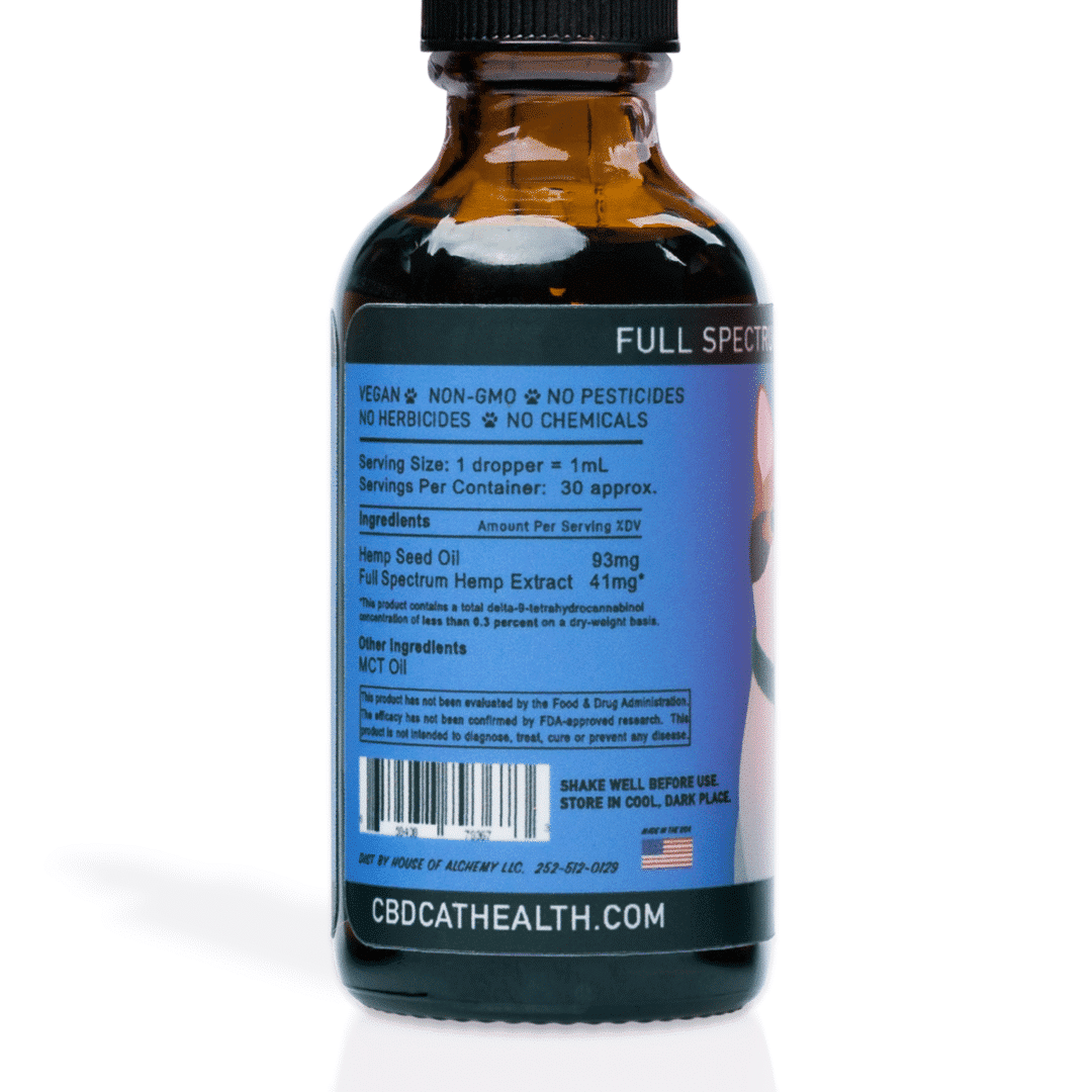 Serenity Paws: CBD Heal Tincture for Cats